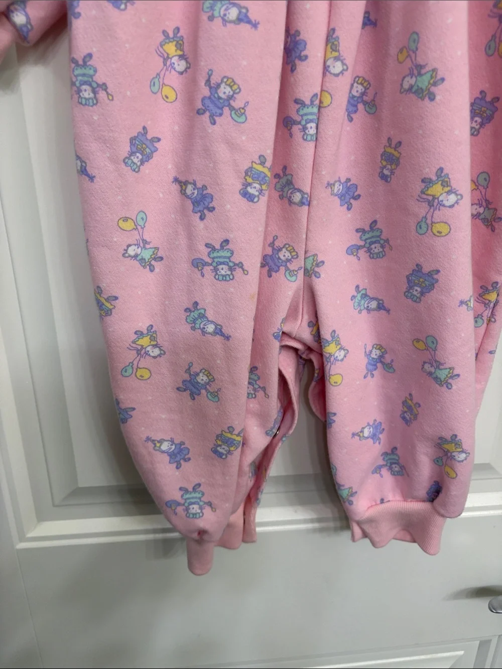 Vintage OshKosh B'gosh‎ Pink Romper with White Peter Pan Collar birthday